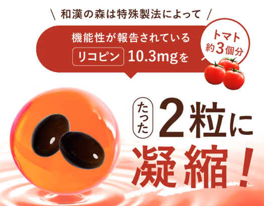 悪玉コレステロールの低下を助けるリコピン