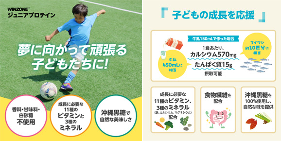 日本新薬 WINZONE(ウィンゾーン)ジュニアプロテイン