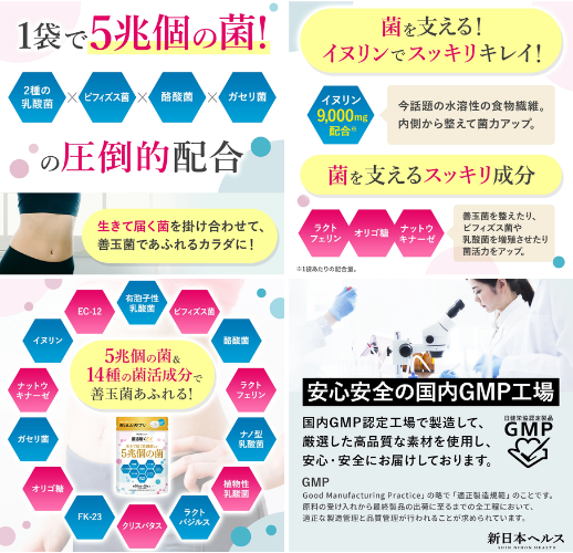 Milim 新日本ヘルス 菌活届くEX