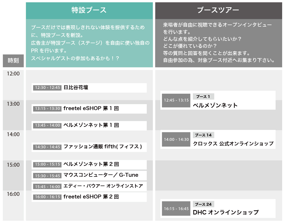 タイムテーブル